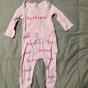 Paris Hilton Pink Baby Outfit